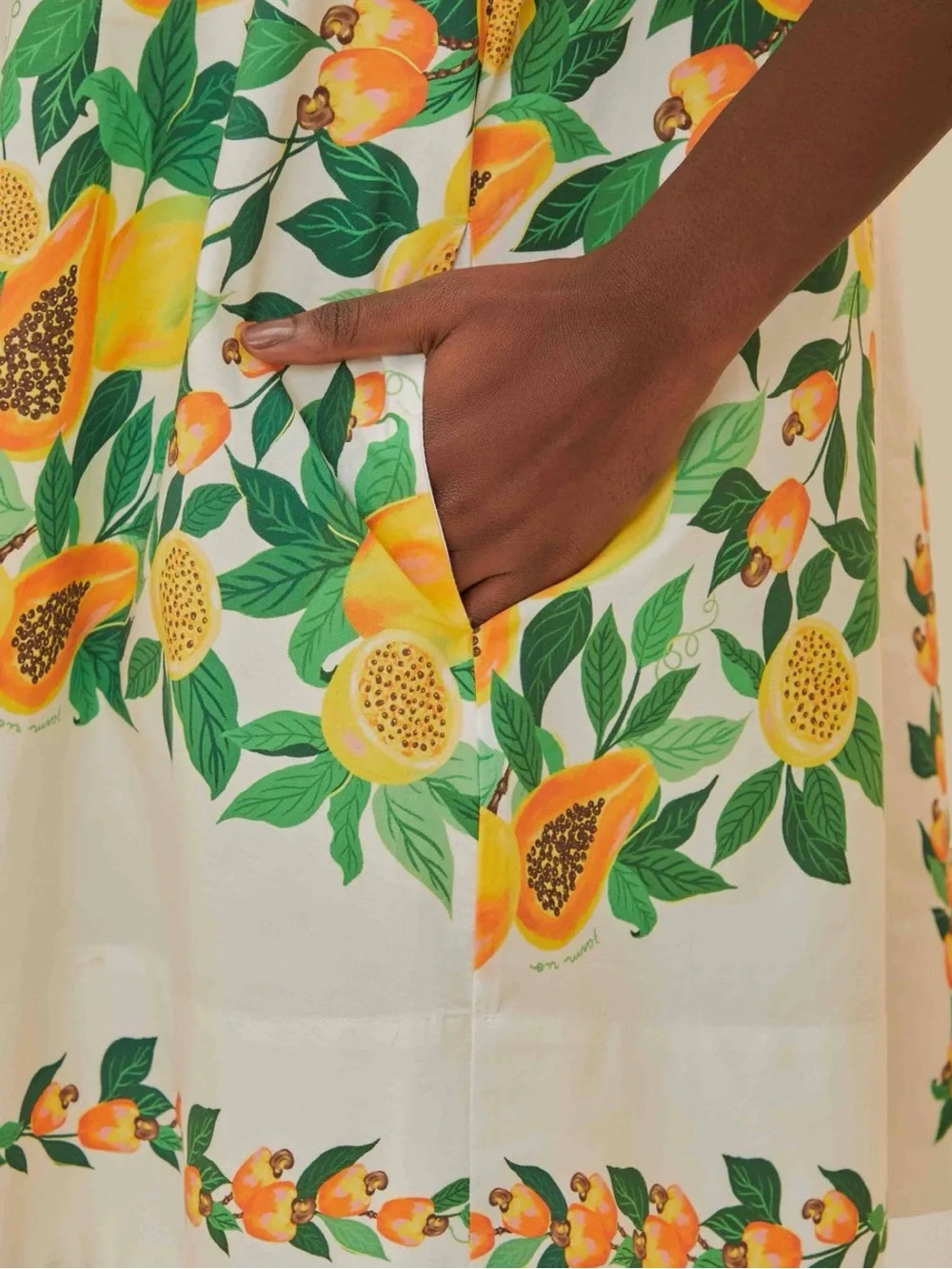 Papaya Salad Mini Dress
